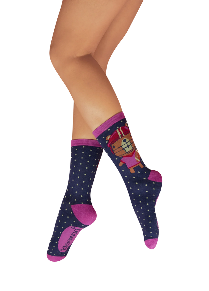 Quarterback Socks - Navy