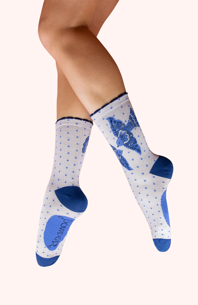 Ankle Socks - Blue Birds