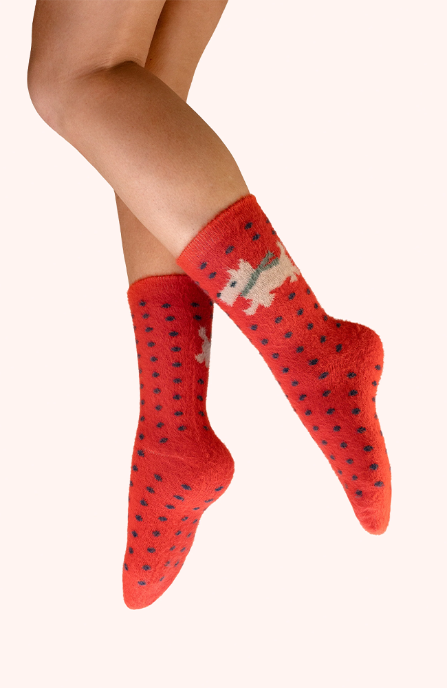 Fuzzy Socks - Wooly Westie
