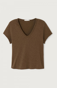 Sonoma V-Neck Tee - Vintage Chestnut