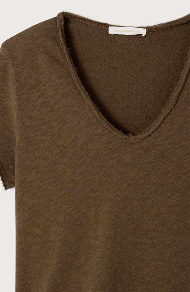 Sonoma V-Neck Tee - Vintage Chestnut