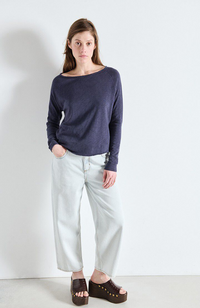 Sonoma L/S Tshirt - Vintage Navy Blue