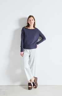 Sonoma L/S Tshirt - Vintage Navy Blue