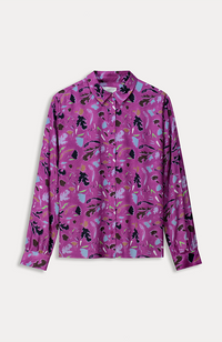 Milly Featherfest Cactus Blouse - Pink