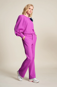 Wide Leg Cactus Pants - Pink