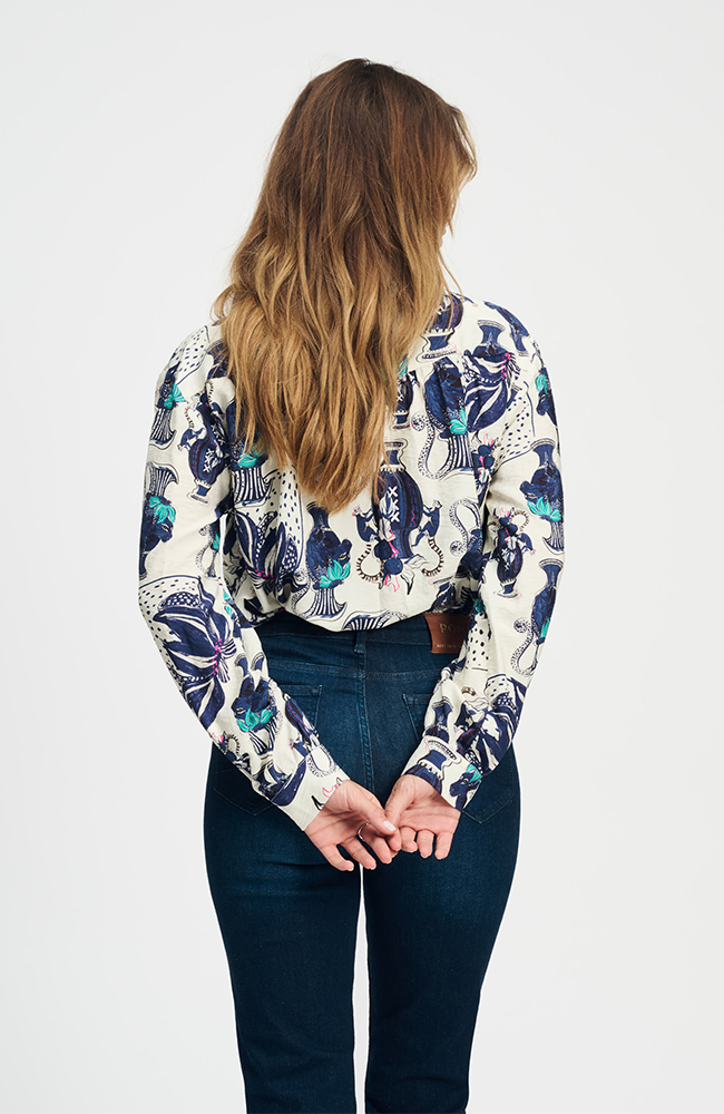 Blouse Milly Vases - Cream White