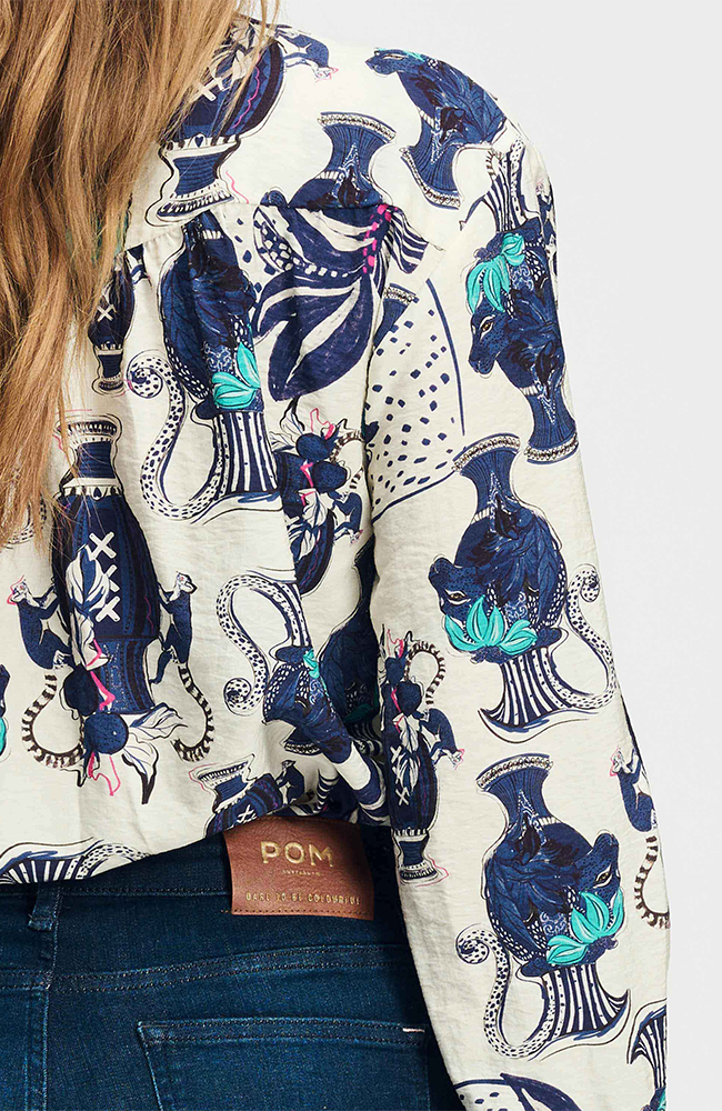 Blouse Milly Vases - Cream White