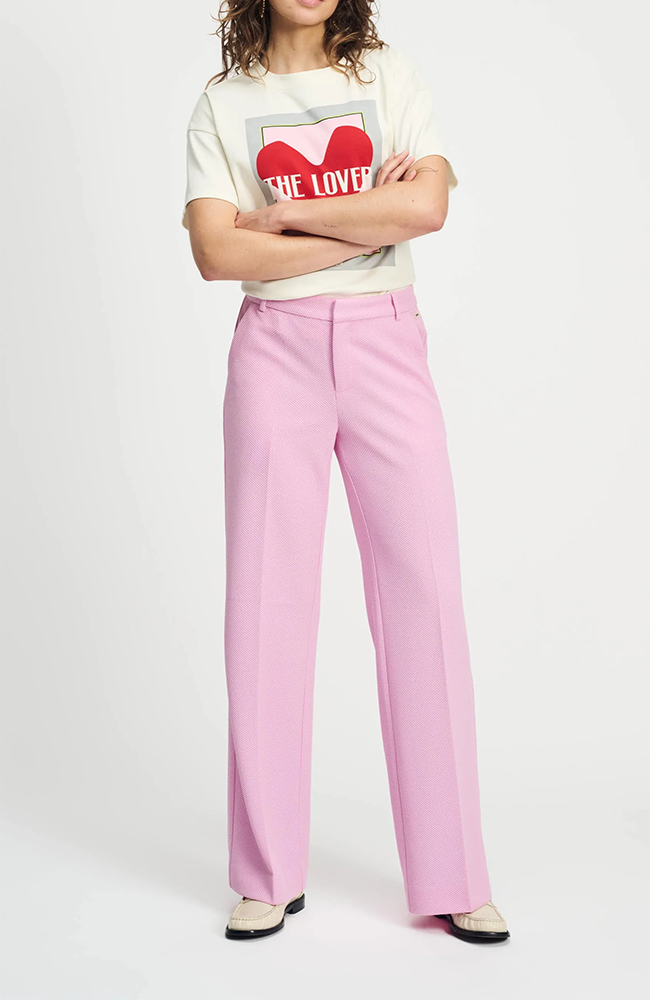 Wide Leg Pant - Rose Pink