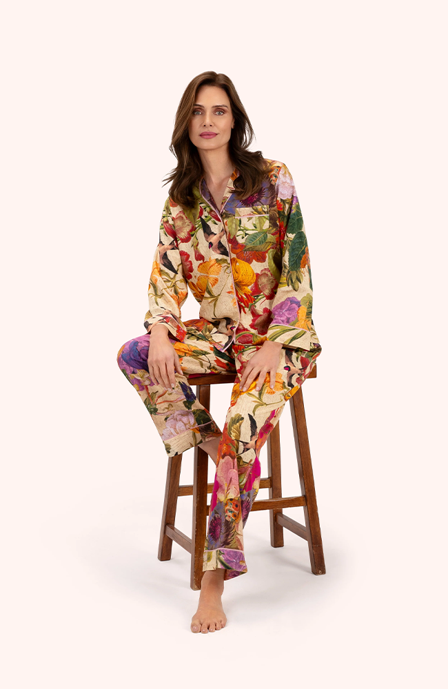 Autumn Cream Posy Pyjamas