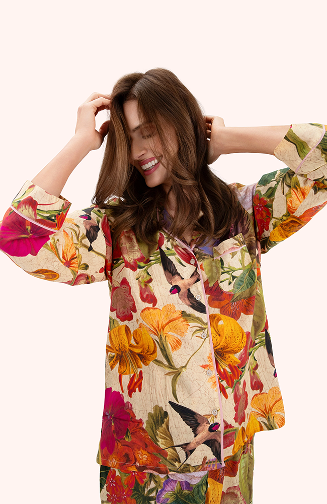 Autumn Cream Posy Pyjamas