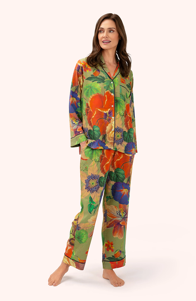 Botanical Bouquet Pyjamas - Sage