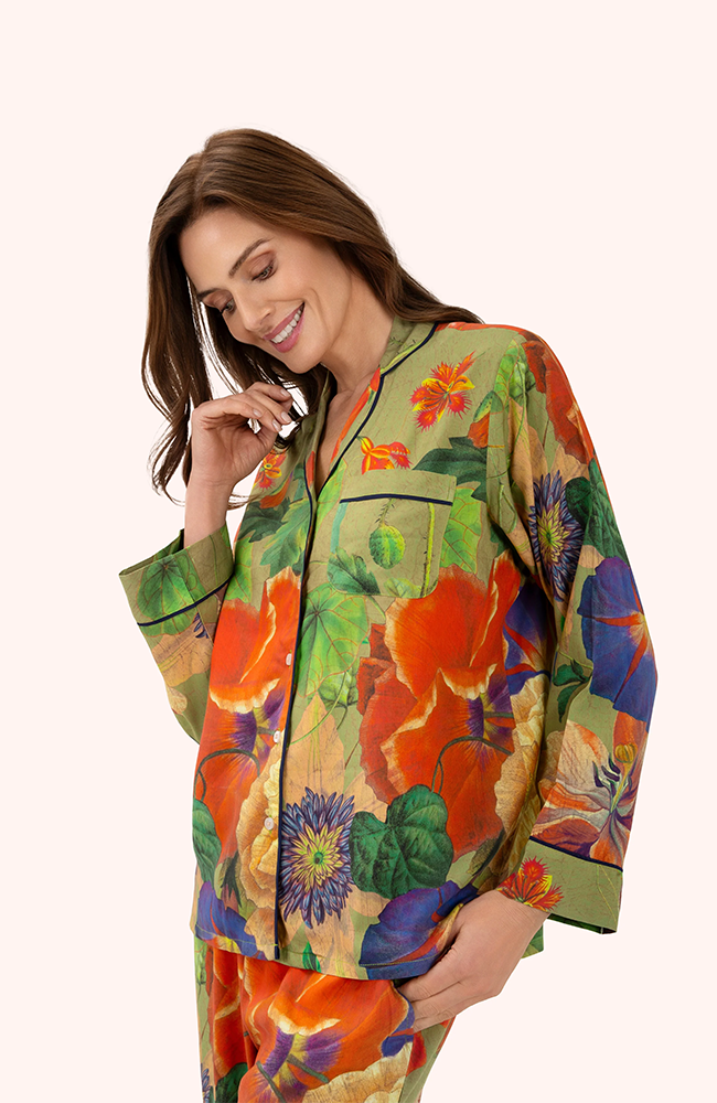 Botanical Bouquet Pyjamas - Sage