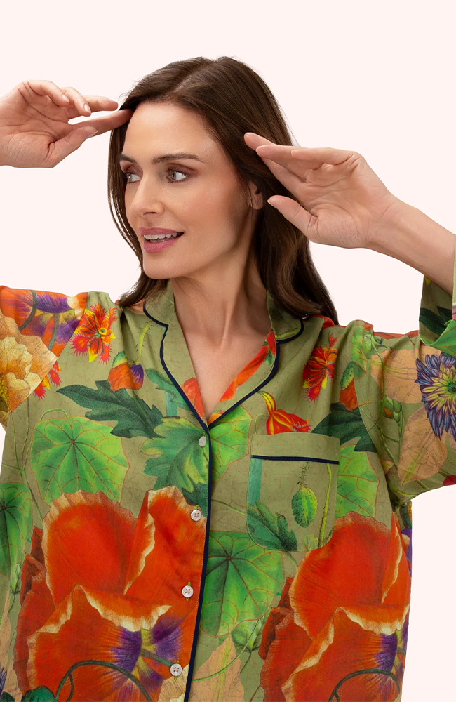 Botanical Bouquet Pyjamas - Sage