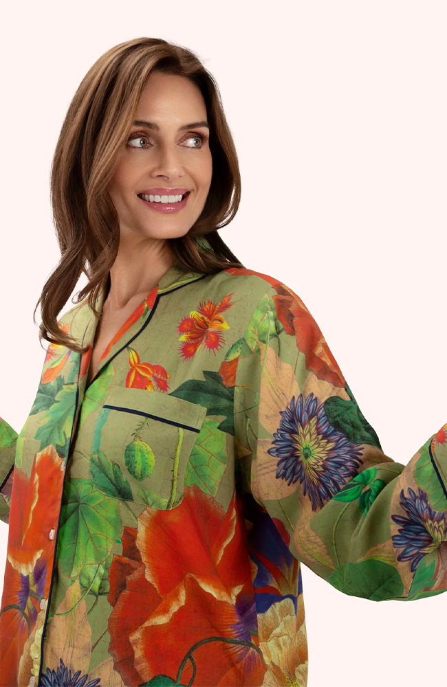 Botanical Bouquet Pyjamas - Sage