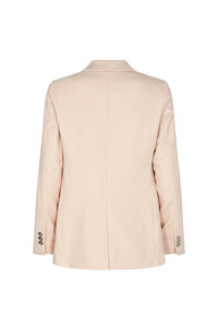 Bena Herring Check Blazer - Silver Pink