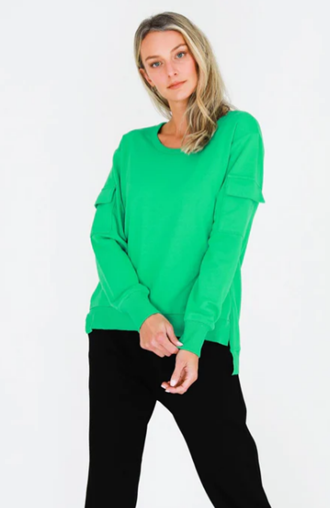 Kingscote Cargo Sweater - Peppermint