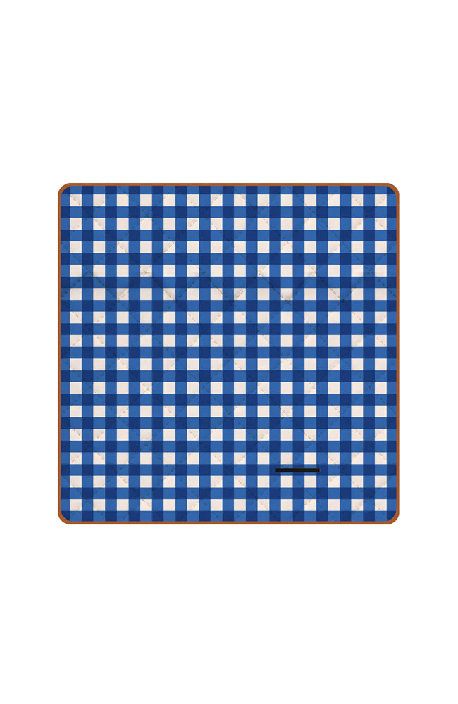Picnic Mat - Cobalt Check