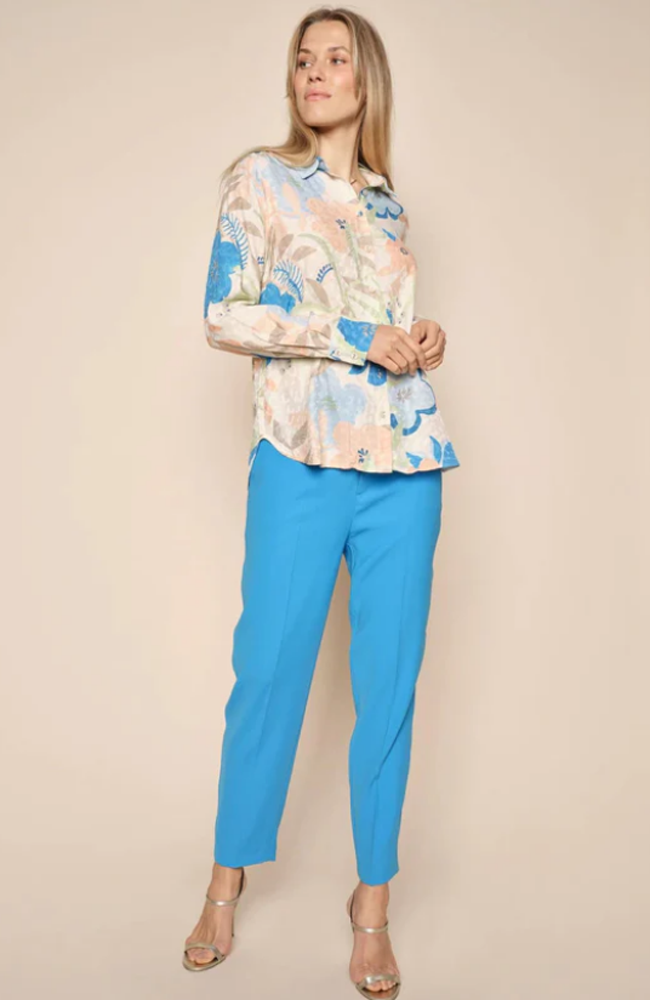 Audrey Leia Pant - Blue Aster