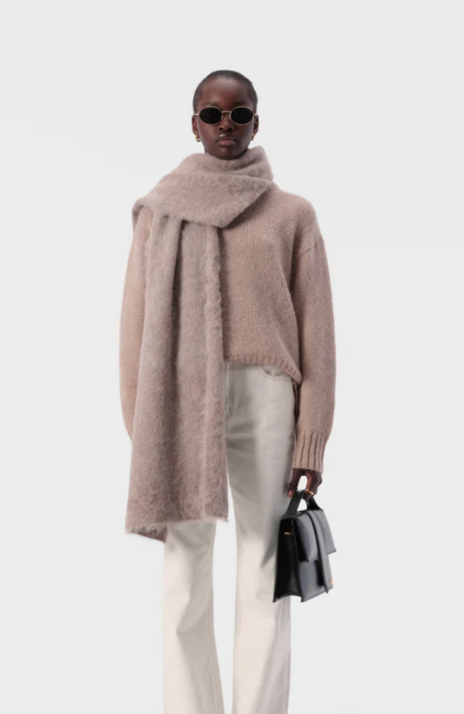 Selma Scarf - Oat Marle