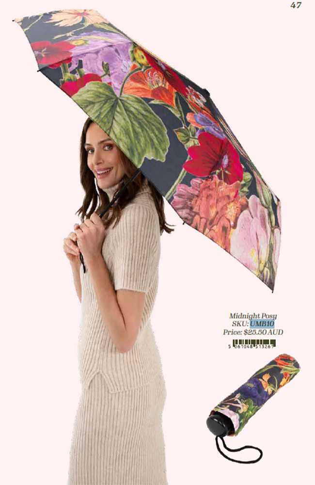 Umbrella - Midnight Posy
