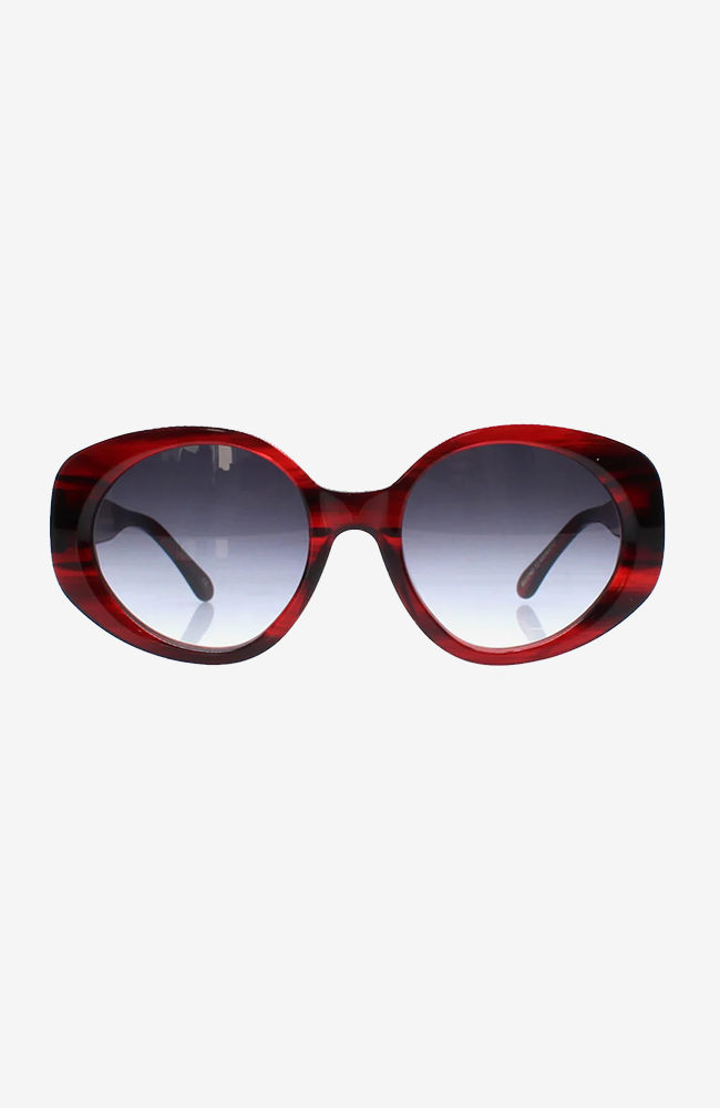 Luxe Second To Midnight Sunglasses - Merlot