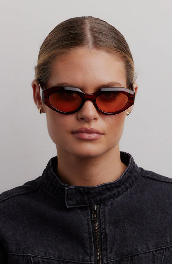 Luxe I Sunglasses - Choc Rose by Reality Eyewear – Harlow North