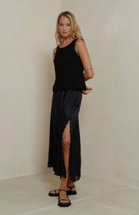 Patti Lace Skirt - Black