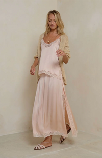 Patti Lace Skirt - Rose Quartz