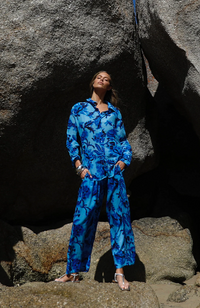 Isla Pant-Milos/Sushi Voile - Blue