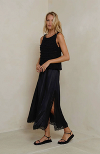 Patti Lace Skirt - Black