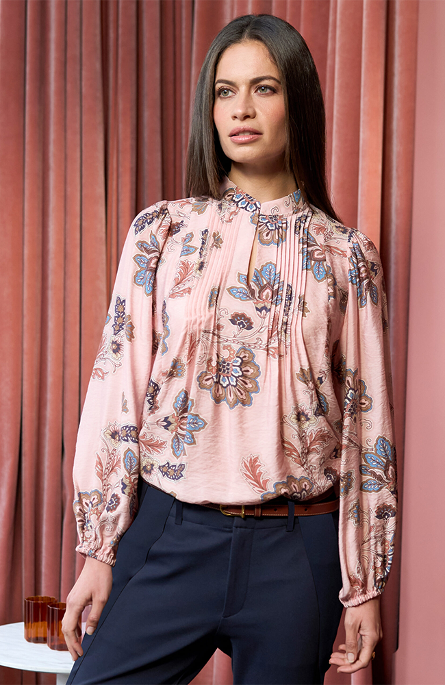 Versailles Blouse - Blush