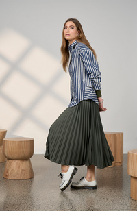 Direction Stripe Shirt - Navy