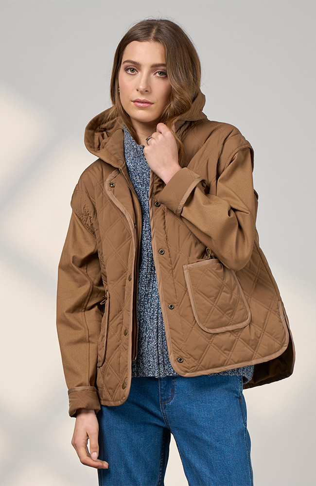 Tetris Jacket - Mocha