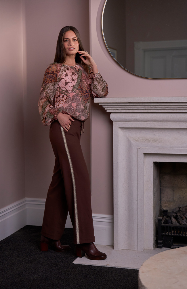 Byzantium Top - Blush Multi