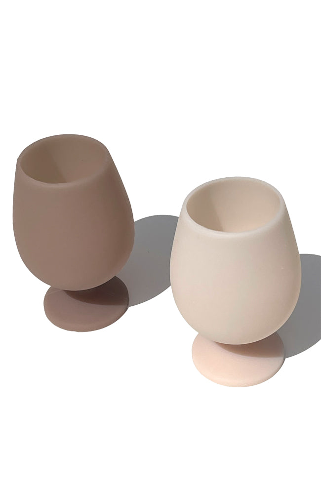 Stemm Wine Glass - Rabat - Latte/Donkey