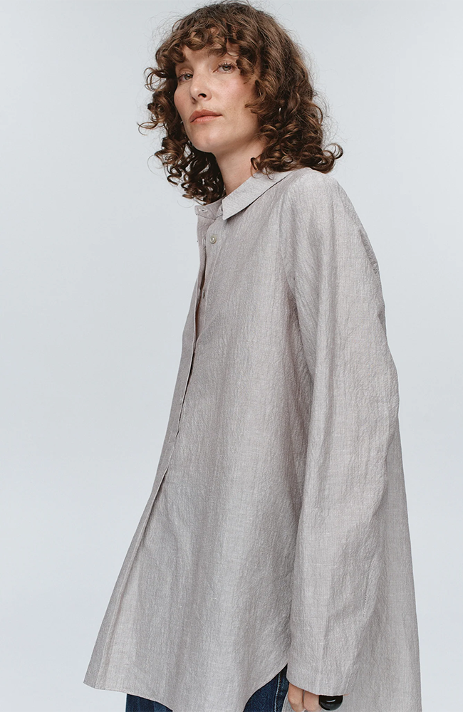 Tab Shirt - Chocolate Stripe