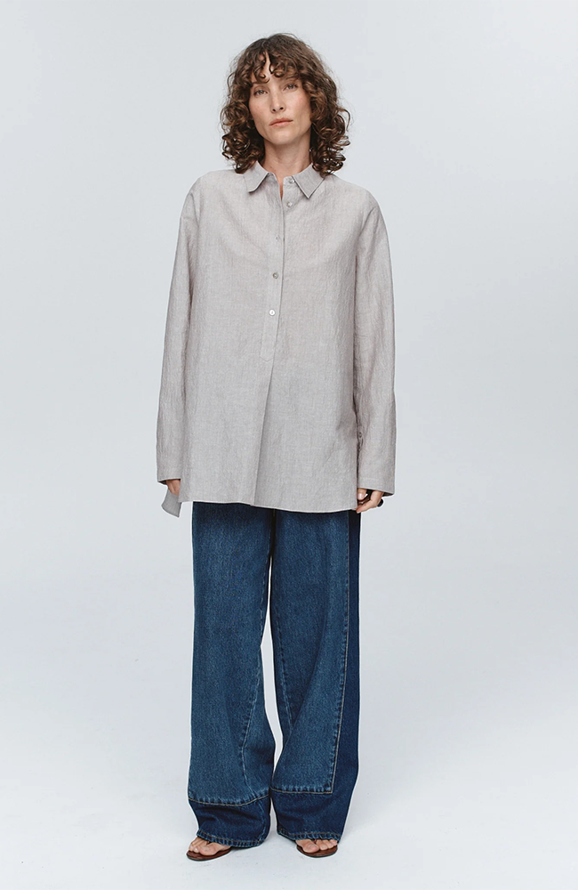 Tab Shirt - Chocolate Stripe