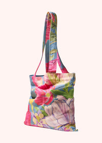 Canvas Tote Bag - Floral Study - Denim
