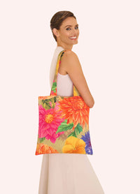 Canvas Tote Bag - Bountiful Blooms