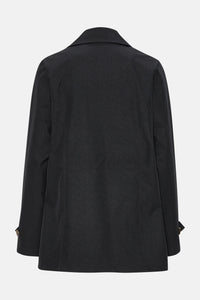 Rain Peacoat - Dark Indigo