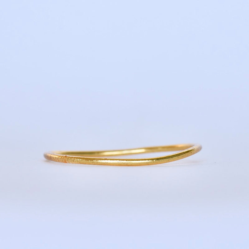 Budhist Temple Bangle Thin - Gold