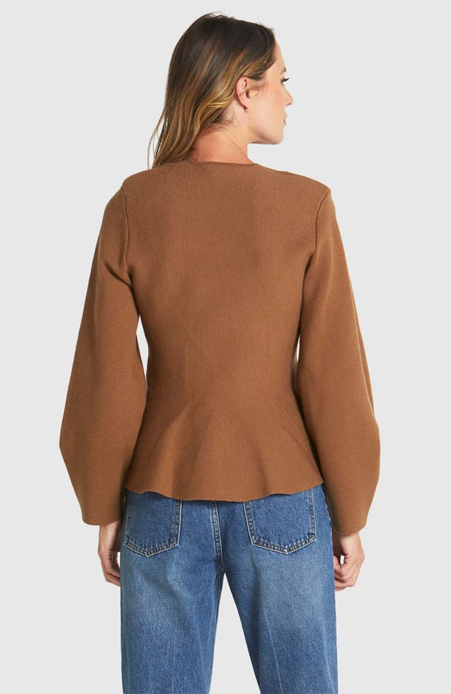 Tiny Dancer Wrap Cardi - Cinnamon