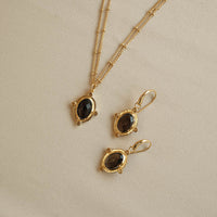 Breeze Necklace - Smoky Quartz