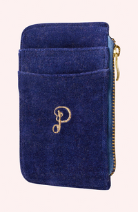 Velvet Card Holder - Jolly Jelly Navy