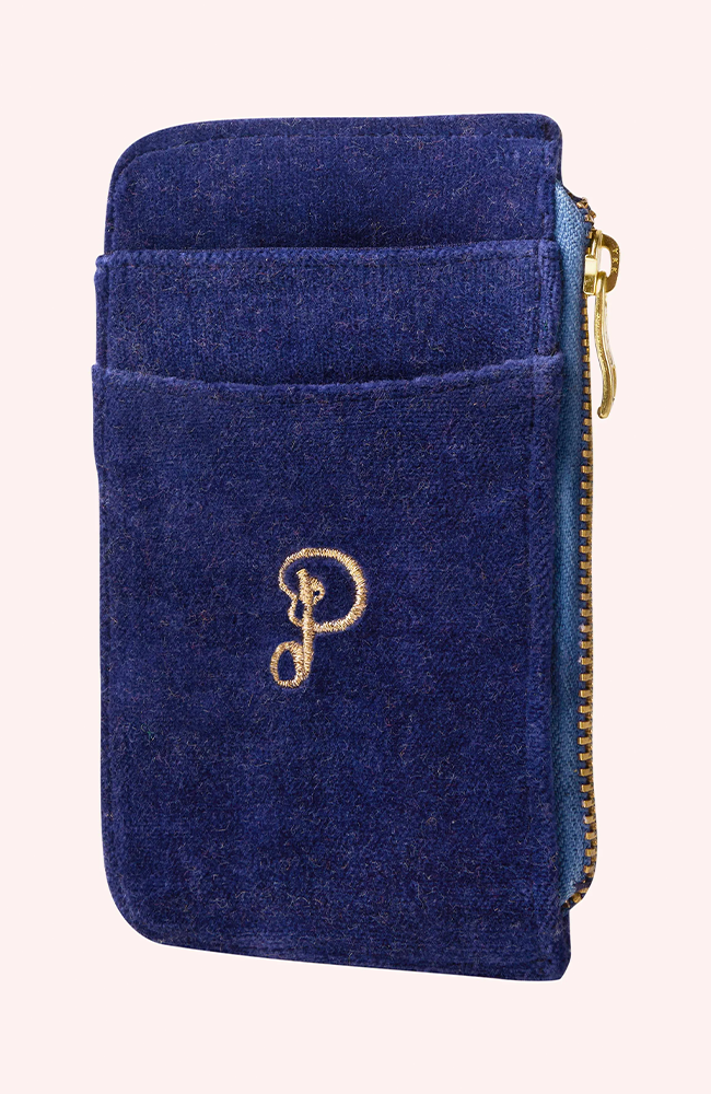 Velvet Card Holder - Jolly Jelly Navy