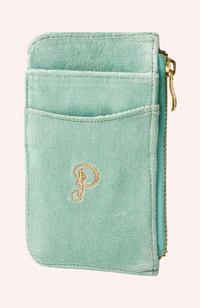 Velvet Card Holder - Sparkling Seahorse