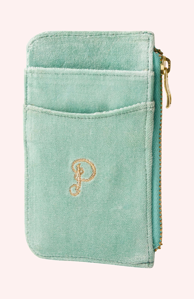 Velvet Card Holder - Sparkling Seahorse