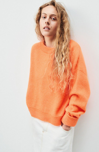 Vitow Pullover - Fluroescent Carrot