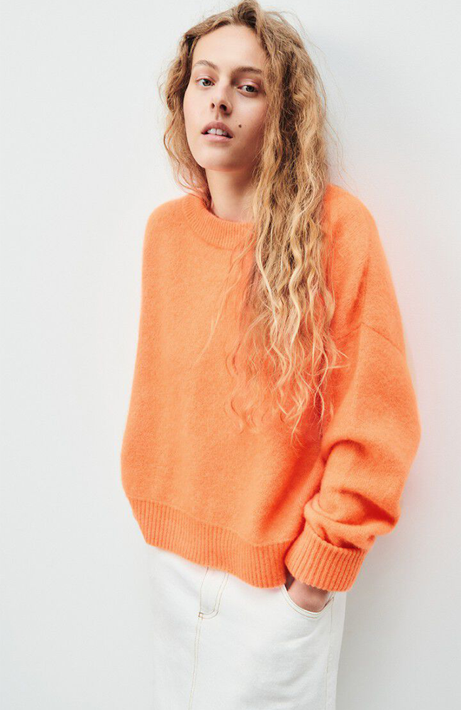 Vitow Pullover - Fluroescent Carrot
