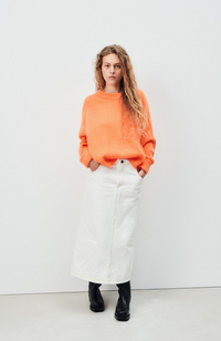 Vitow Pullover - Fluroescent Carrot